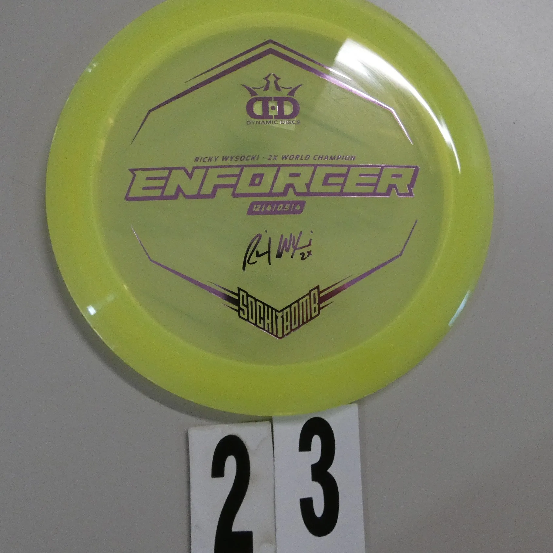 Lucid-X Enforcer Ricky Wysocki Sockibomb Stamp