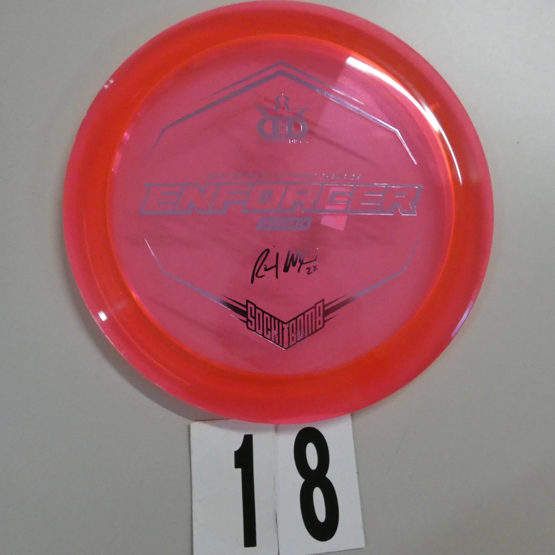 Lucid-X Enforcer Ricky Wysocki Sockibomb Stamp