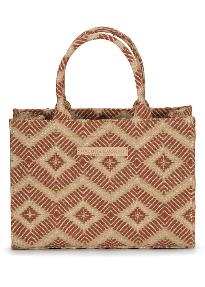 Luna Moon La Rambla Big Tote - Taske - Terracotta