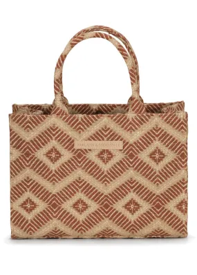 Luna Moon La Rambla Big Tote - Taske - Terracotta