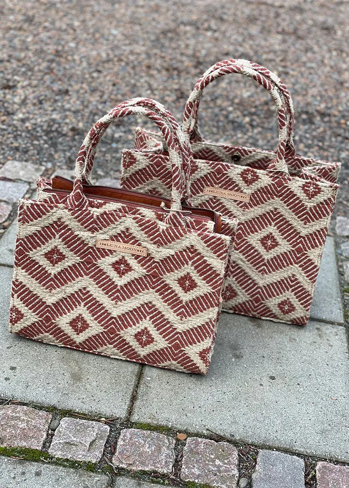 Luna Moon La Rambla Big Tote - Taske - Terracotta