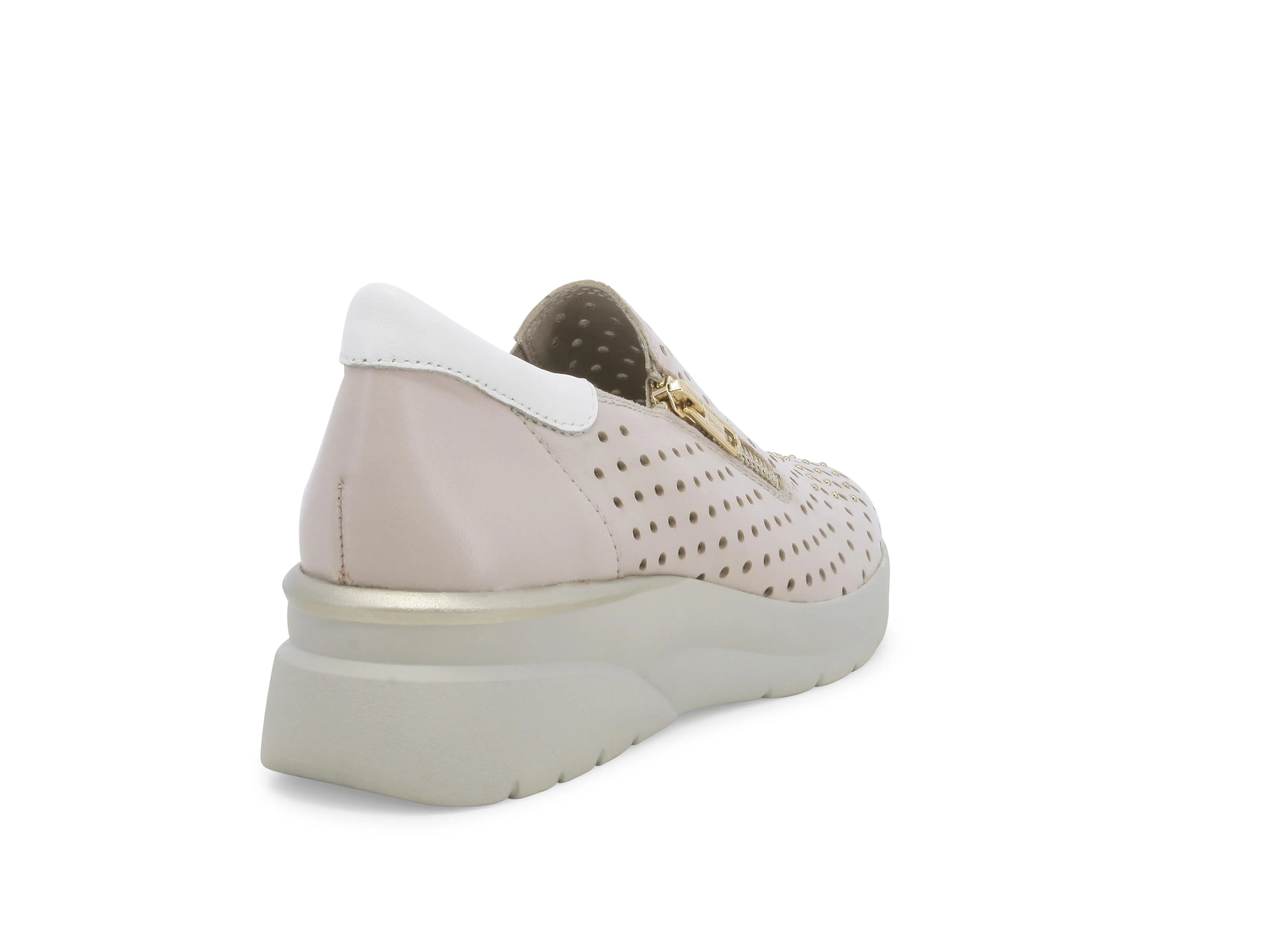 Melluso Donna Scarpe Basse Slip-on Estive con Zip Tomaia Pelle