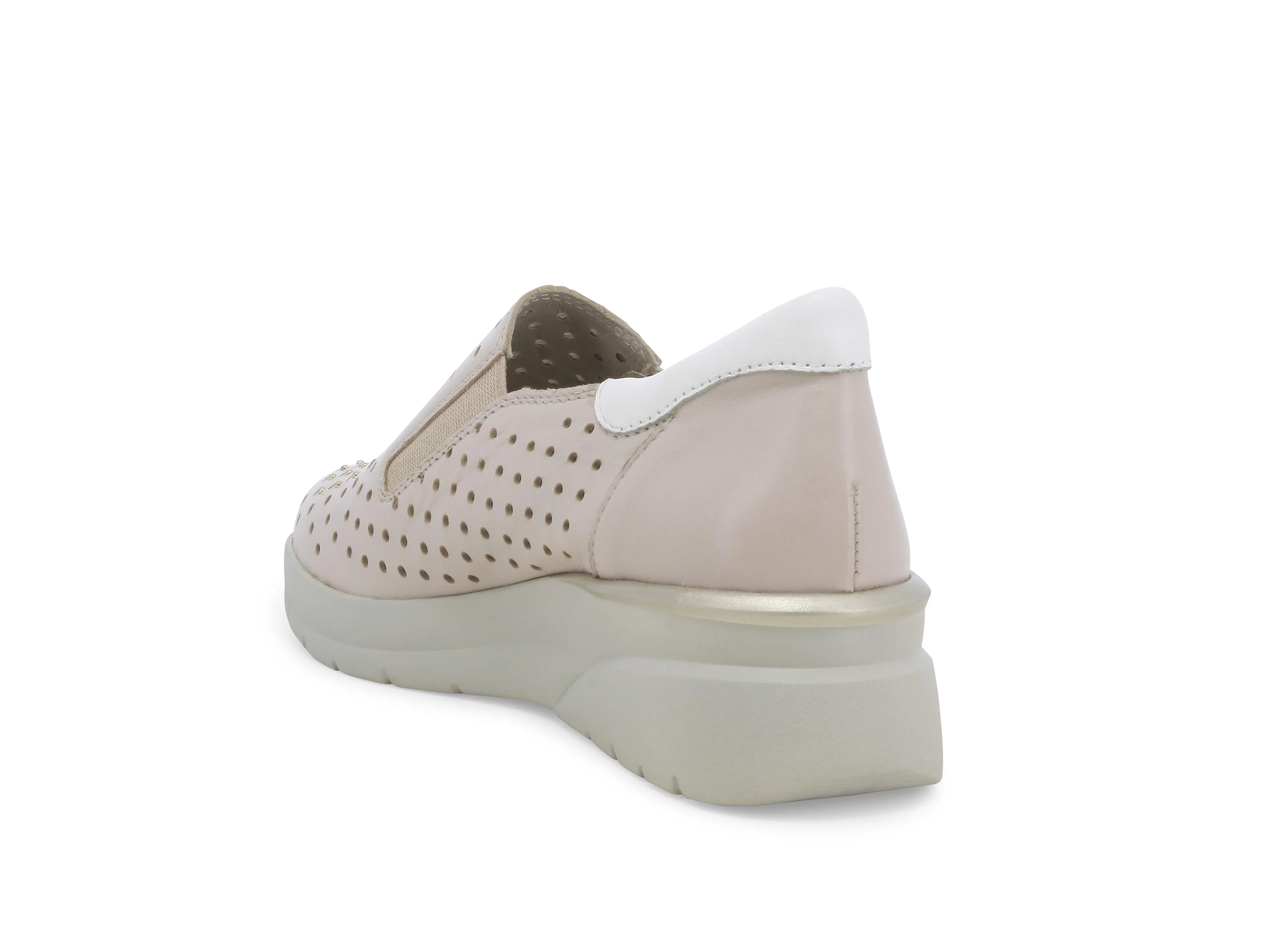 Melluso Donna Scarpe Basse Slip-on Estive con Zip Tomaia Pelle