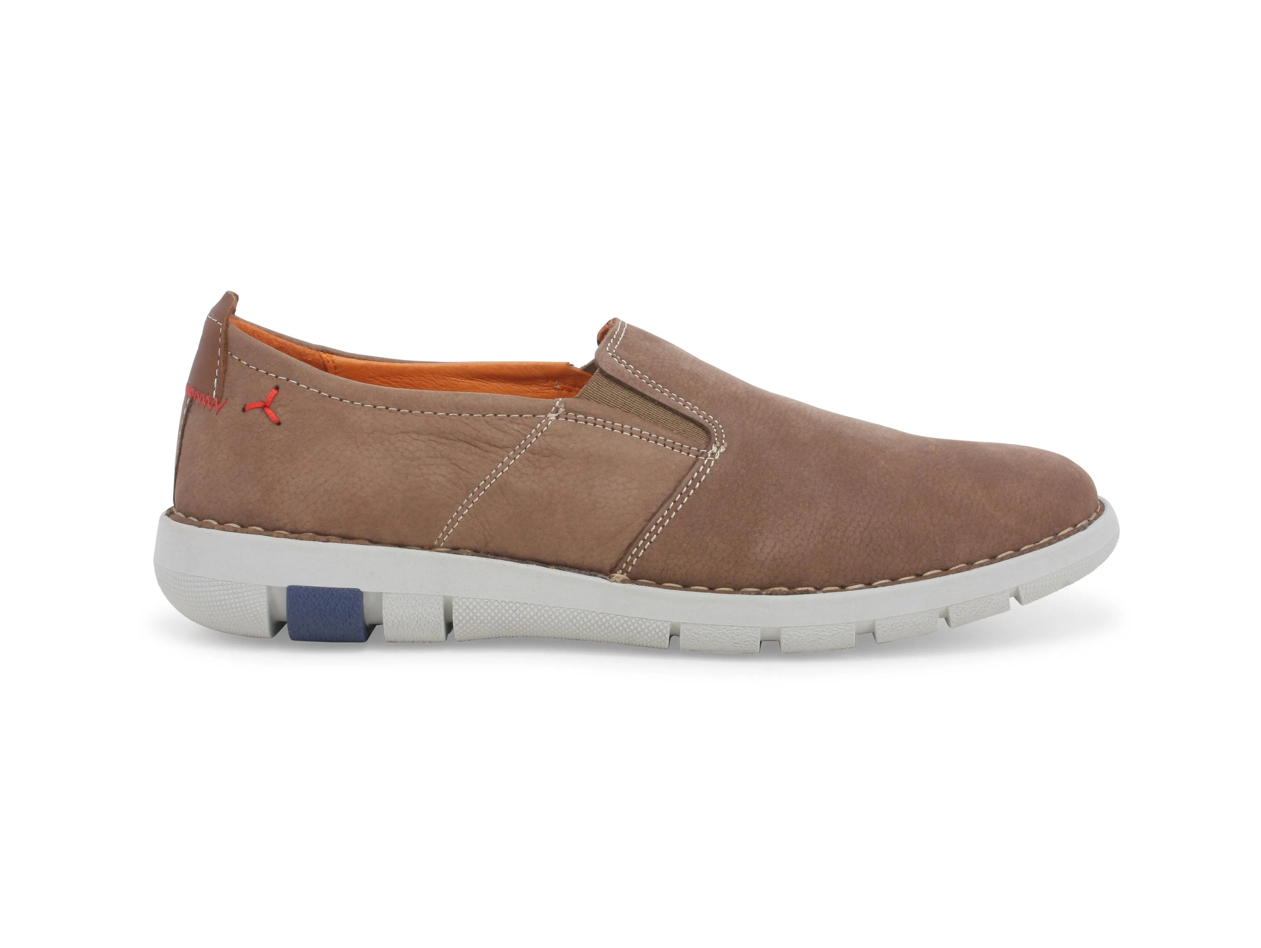 Melluso Uomo Scarpe Estive Slip-on Leggere in Pelle Nabuk