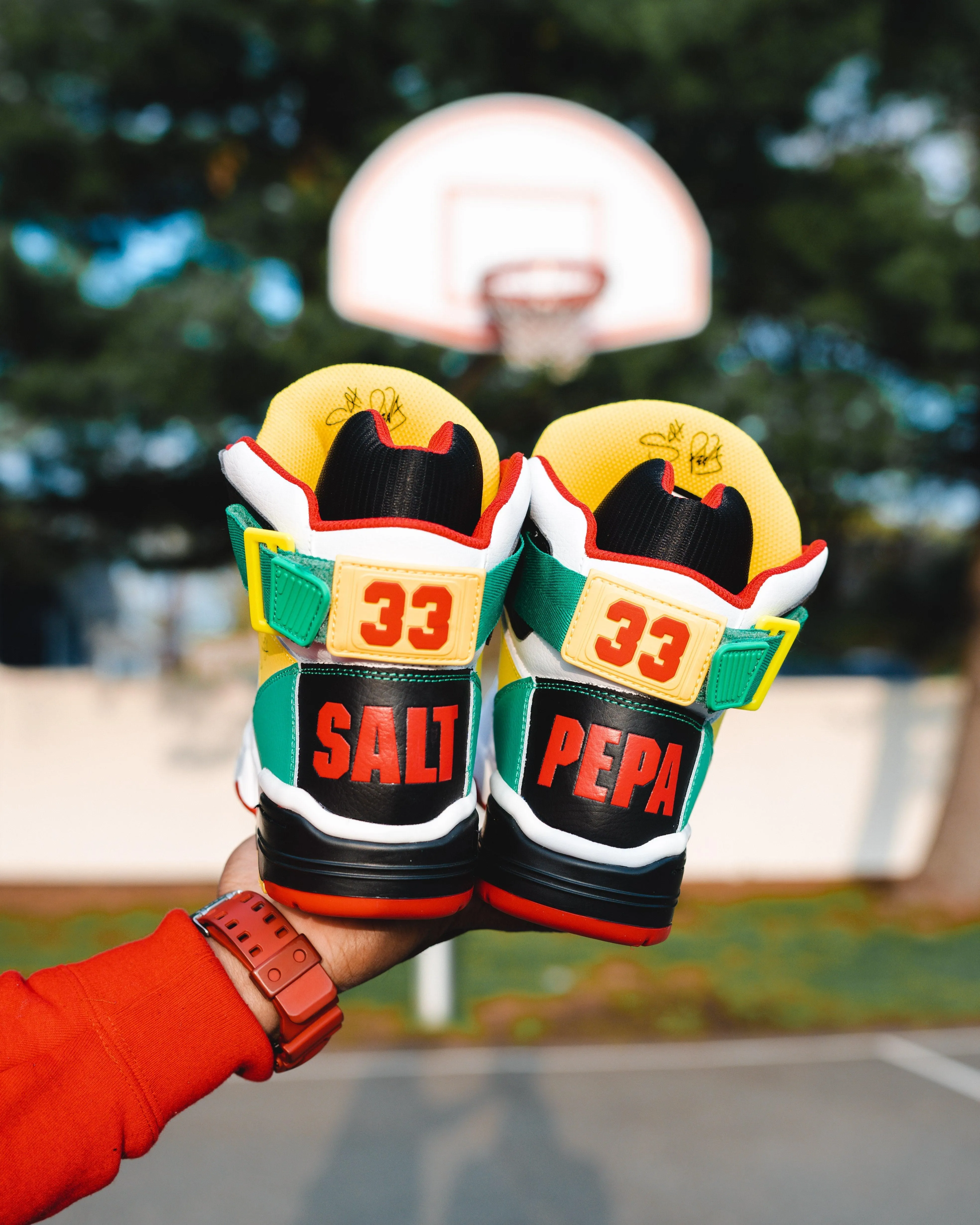 (Men's) Ewing Athletics x Salt-N-Pepa 33 Hi 'Hip-Hop' White / Green 1BM02089-026