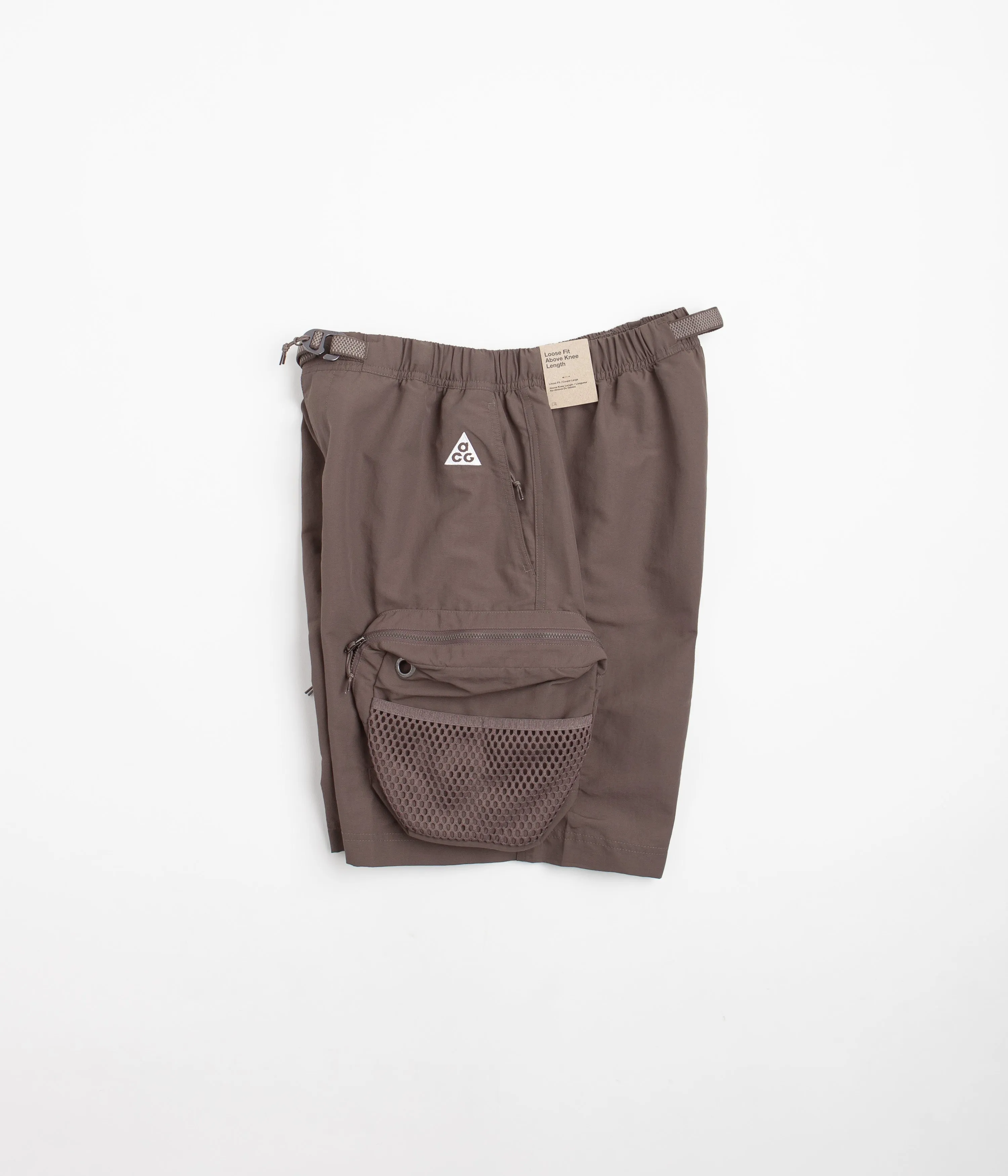 Nike ACG Snowgrass Cargo Shorts - Ironstone / Moon Fossil / Summit White