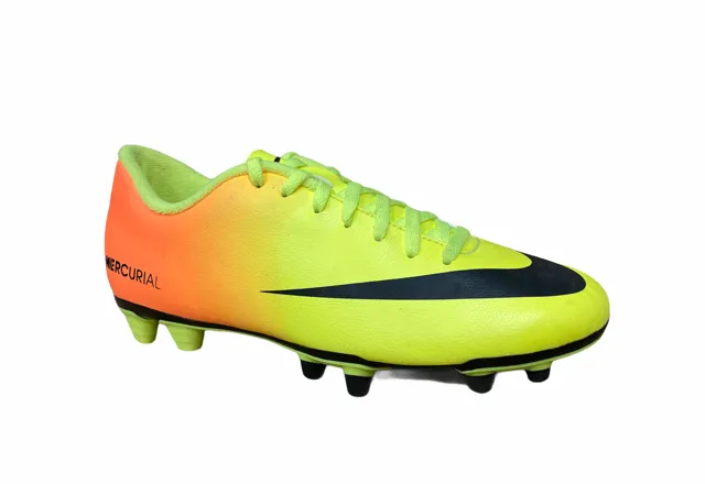 Nike men's football boot Mercurial Vortex FG 573873 708 yellow orange black