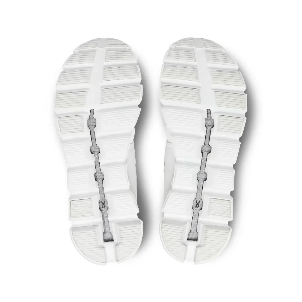 On Women's Cloud 5 Sneaker - Undyed-White/White