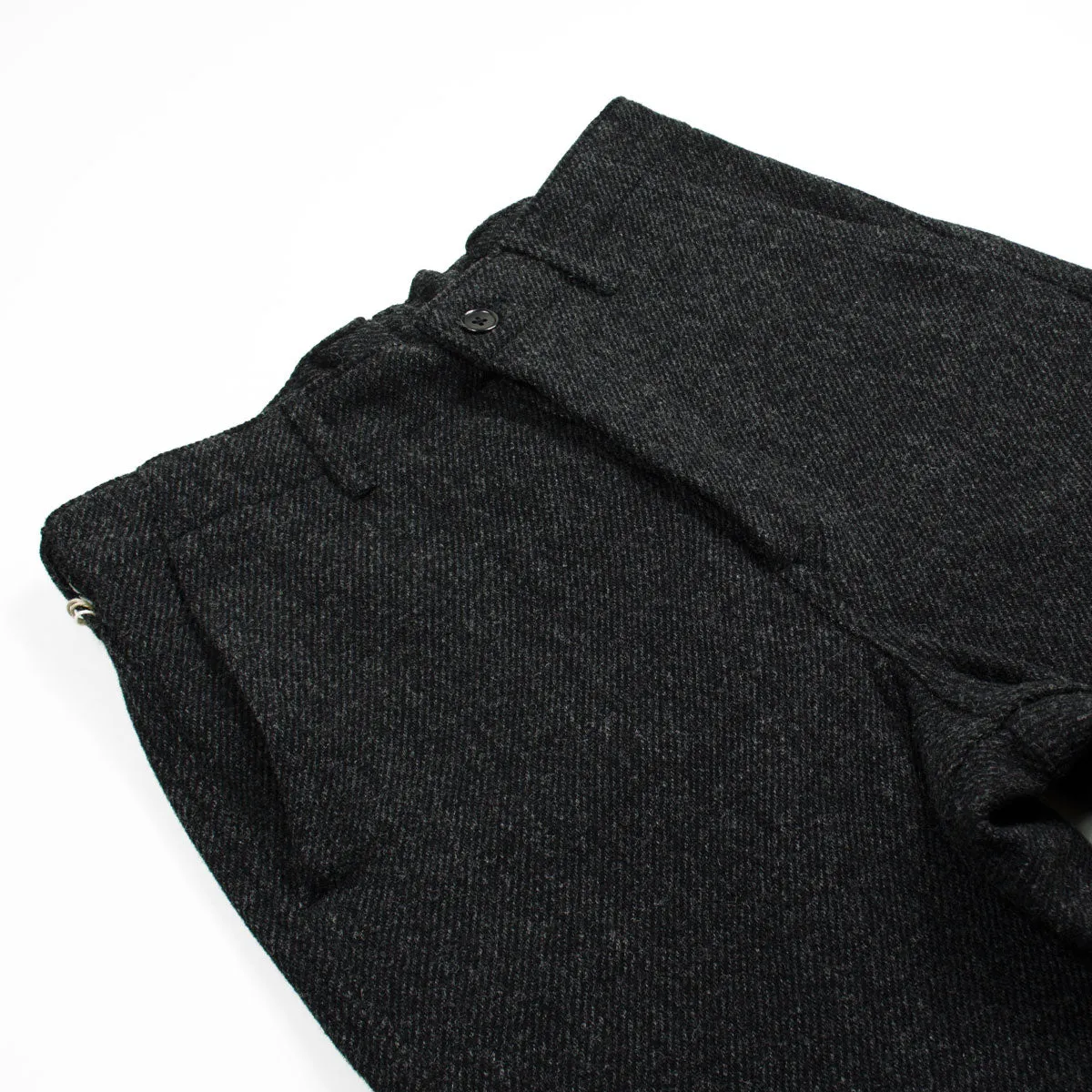 orSlow - French Work Pants - Charcoal Gray Merino Wool Twill