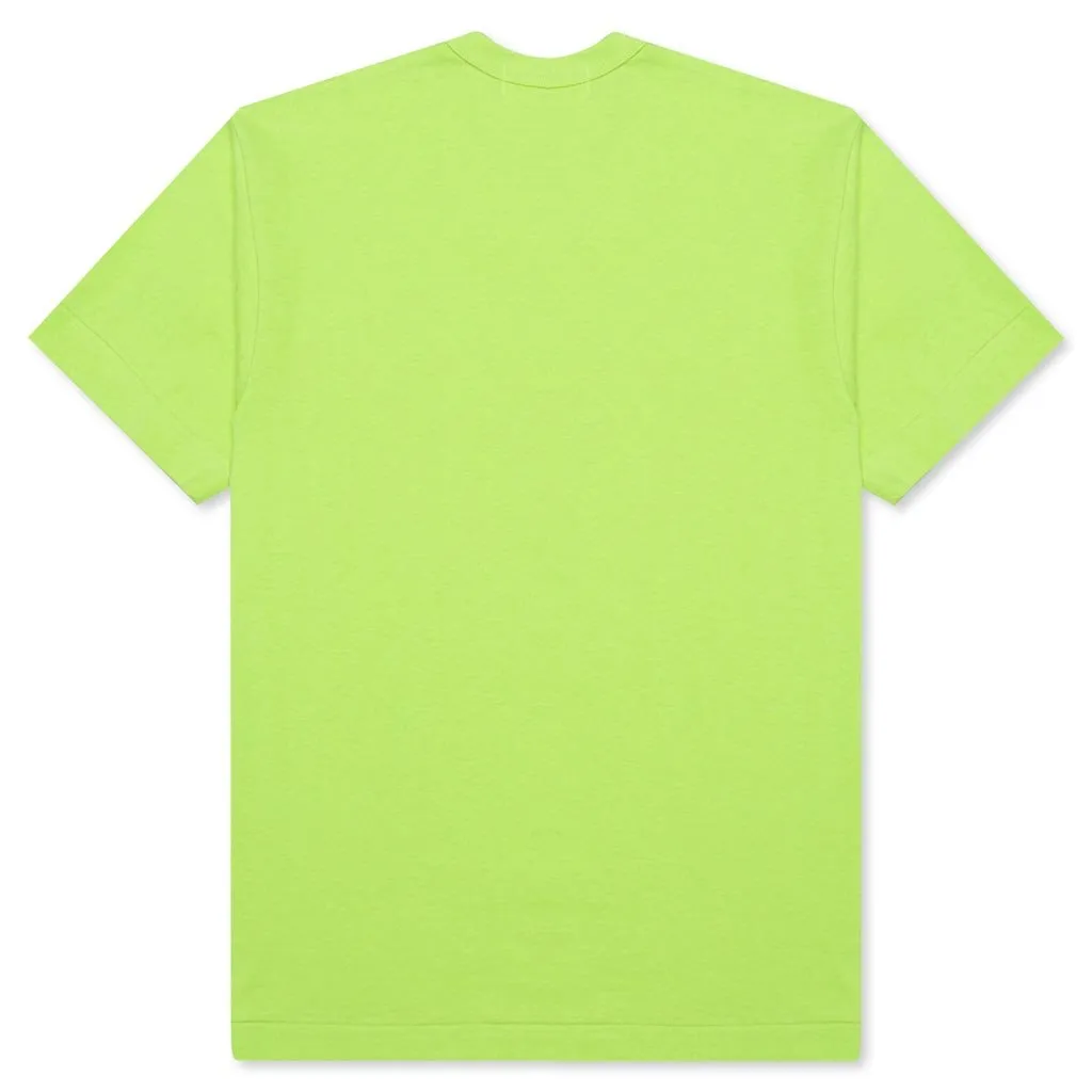 Pastelle Red Logo T-Shirt - Green