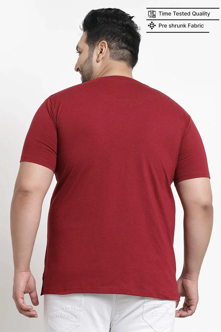 Plus Size - Red - Classic Crew