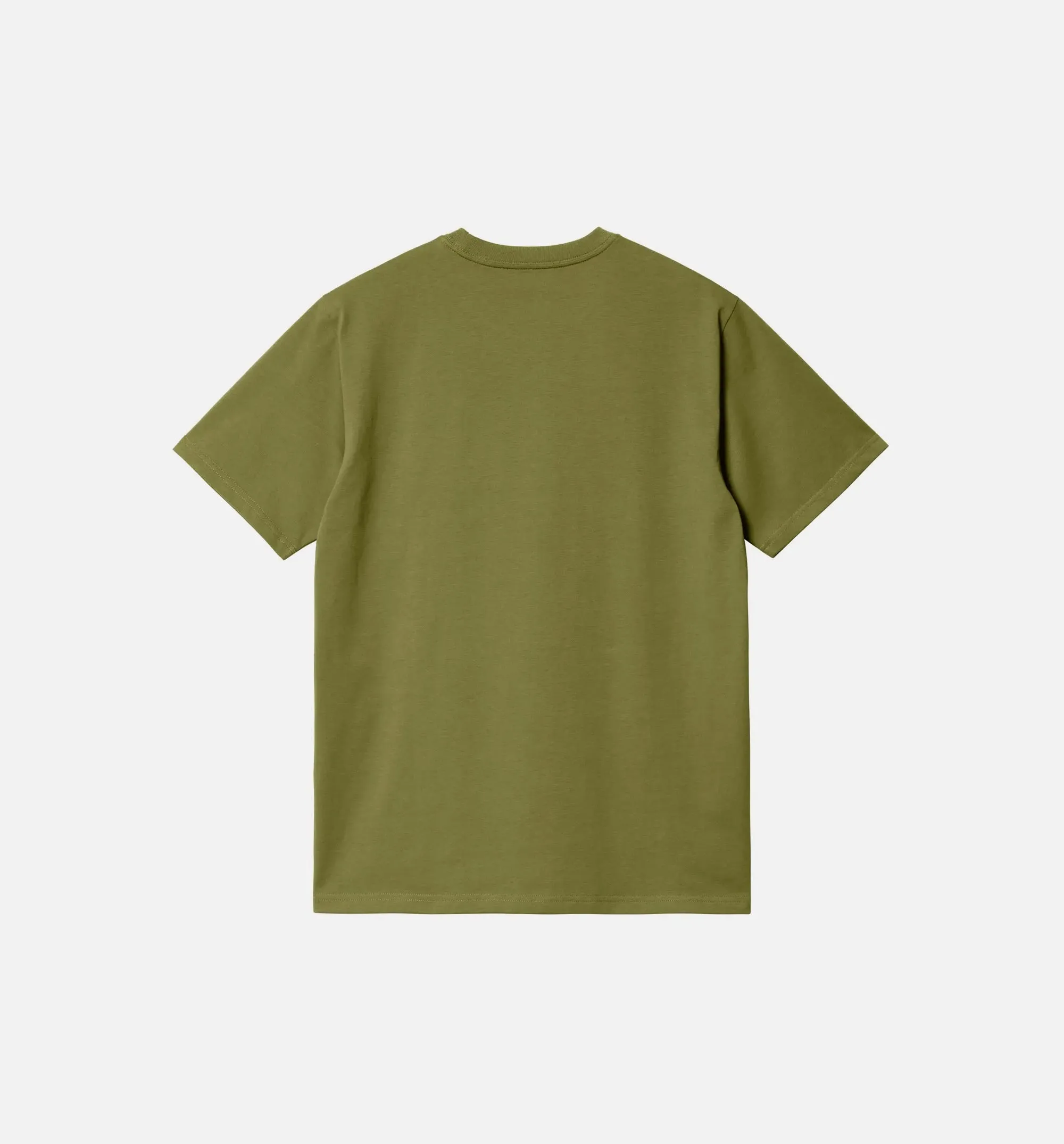 Pocket Mens Short Sleeve Shirt - Olive