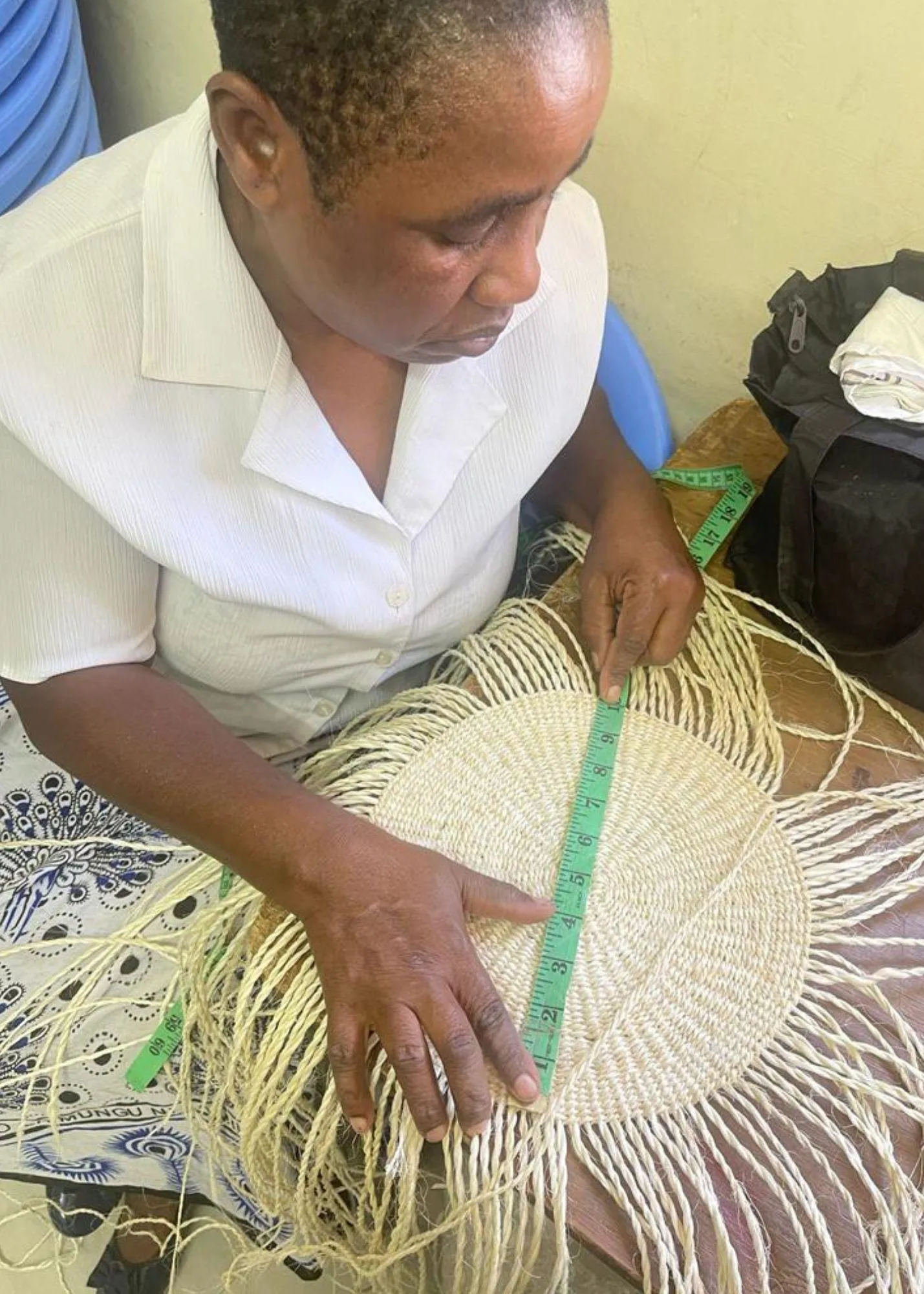 Rust Sisal Basket