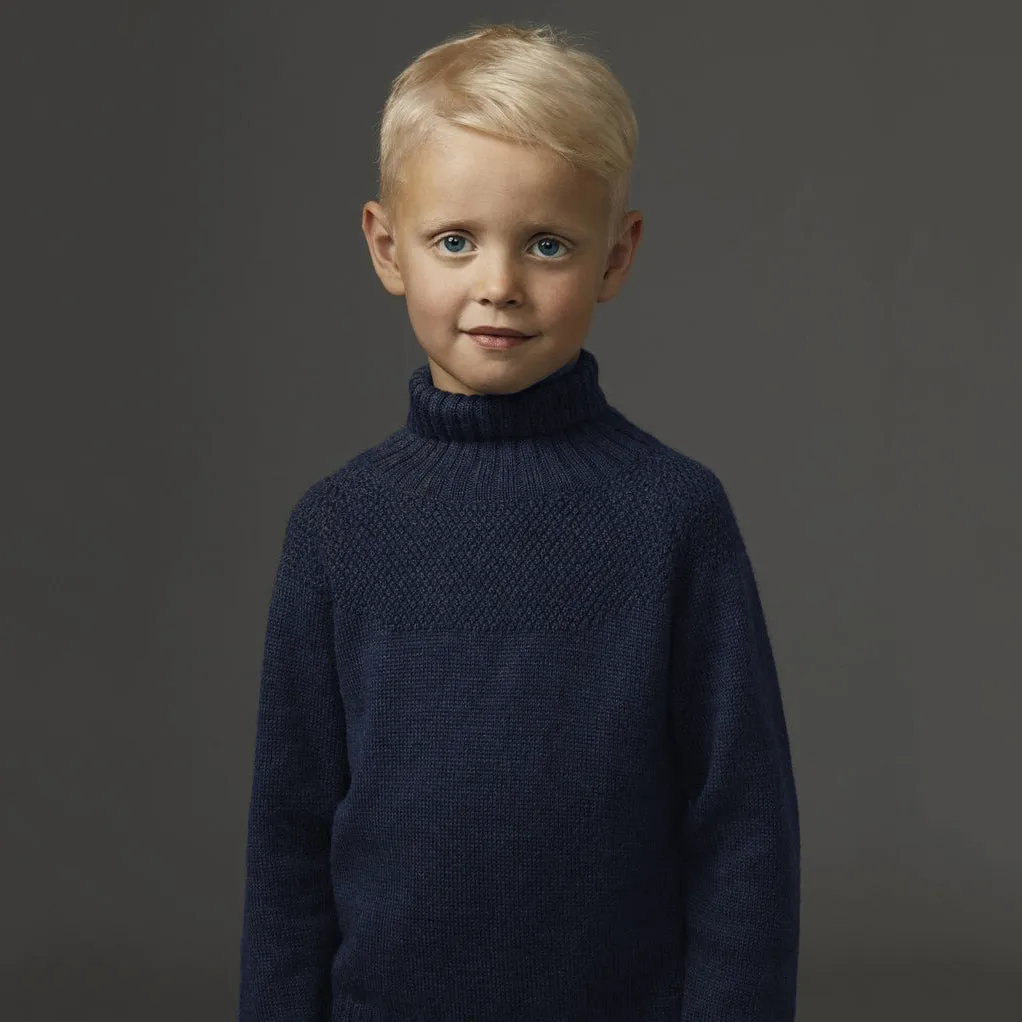 Sailor Sweater - Alpaca/Merino - Moss (18m-12y)