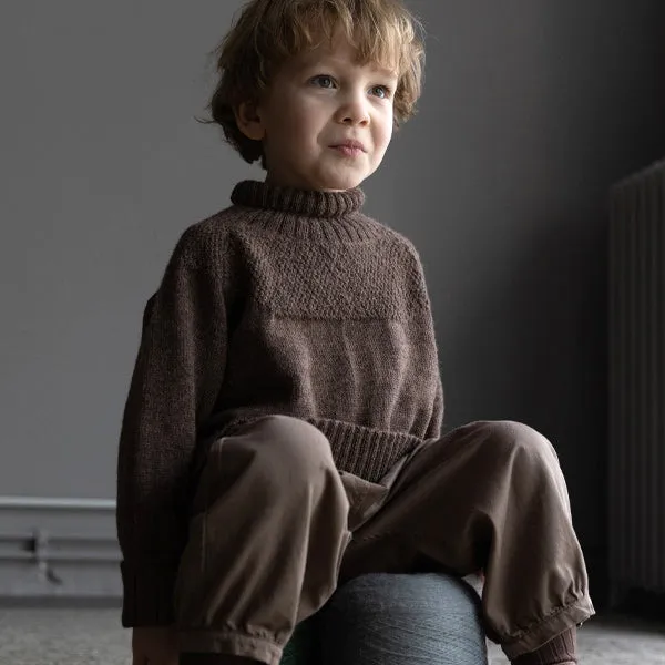 Sailor Sweater - Alpaca/Merino - Moss (18m-12y)