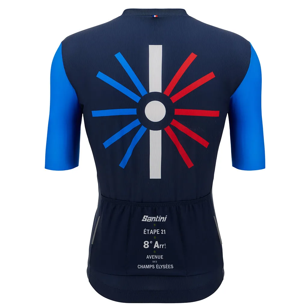 Santini Tour De France Trionfo Jersey 2023 - Print