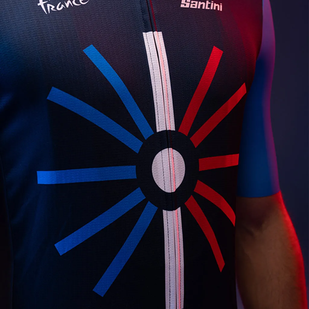 Santini Tour De France Trionfo Jersey 2023 - Print