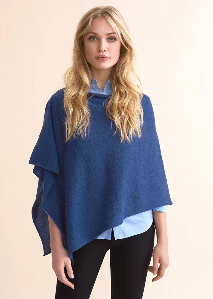 Sibin Linnebjerg Paris poncho - Clear blue