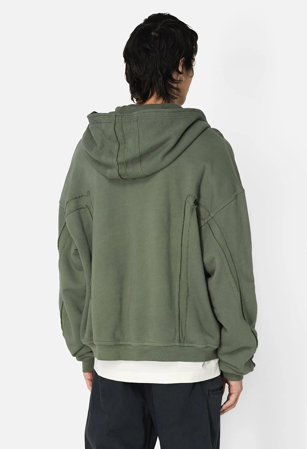 Slab Full-Zip Hoodie / Olive