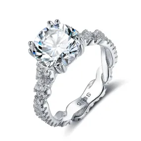 Sterling Silver Engagement Rings For Women