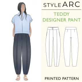 Teddy Designer Pant Sewing Pattern by Style Arc, US Sizes 0-26