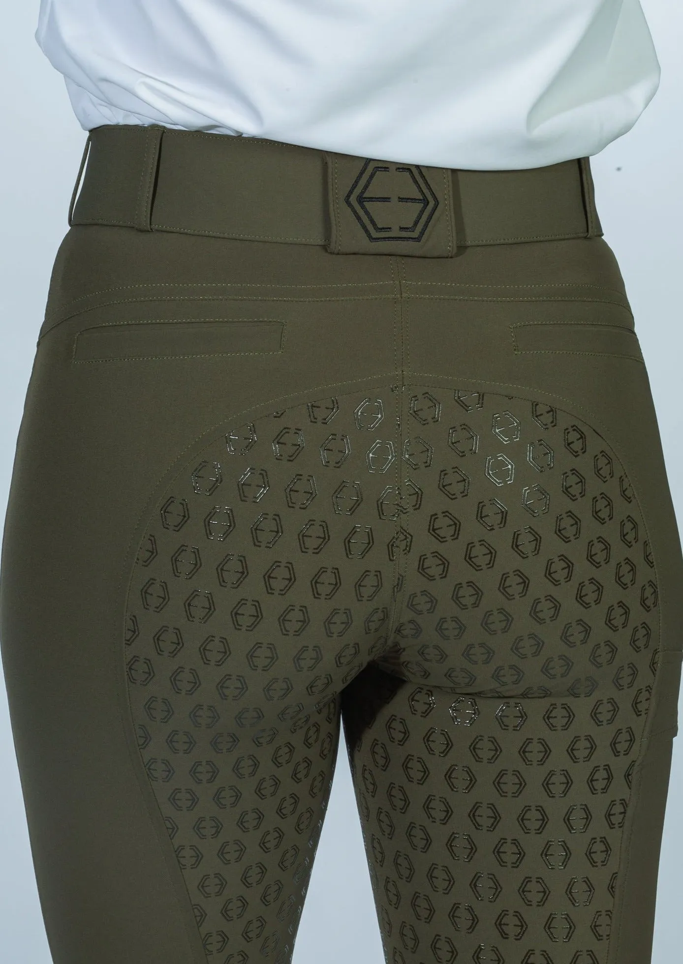 The Wren Full Seat Breech in Olive Green