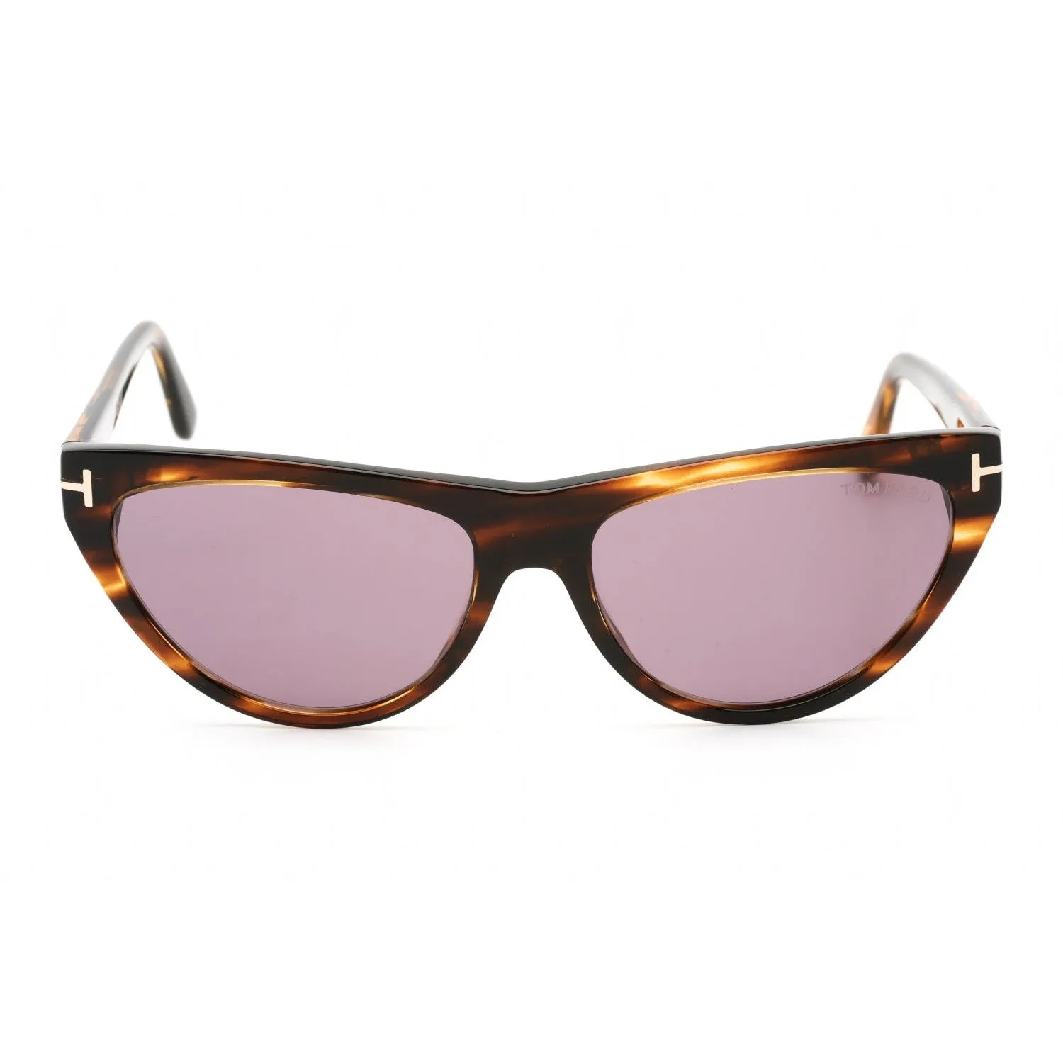 Tom Ford FT0990 Sunglasses coloured havana / violet Women's