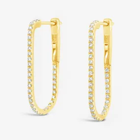 U-Hoop 1 Diamonds 0.50CT Earrings