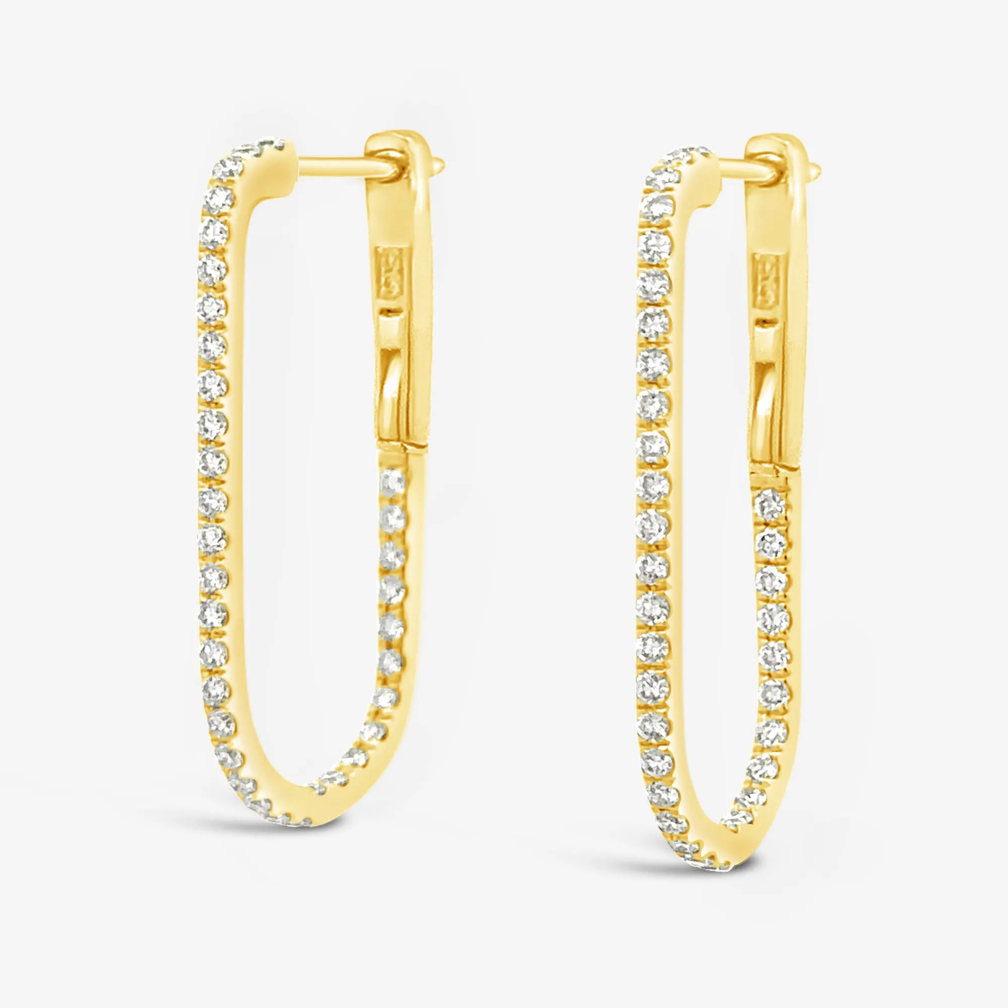 U-Hoop 1 Diamonds 0.50CT Earrings