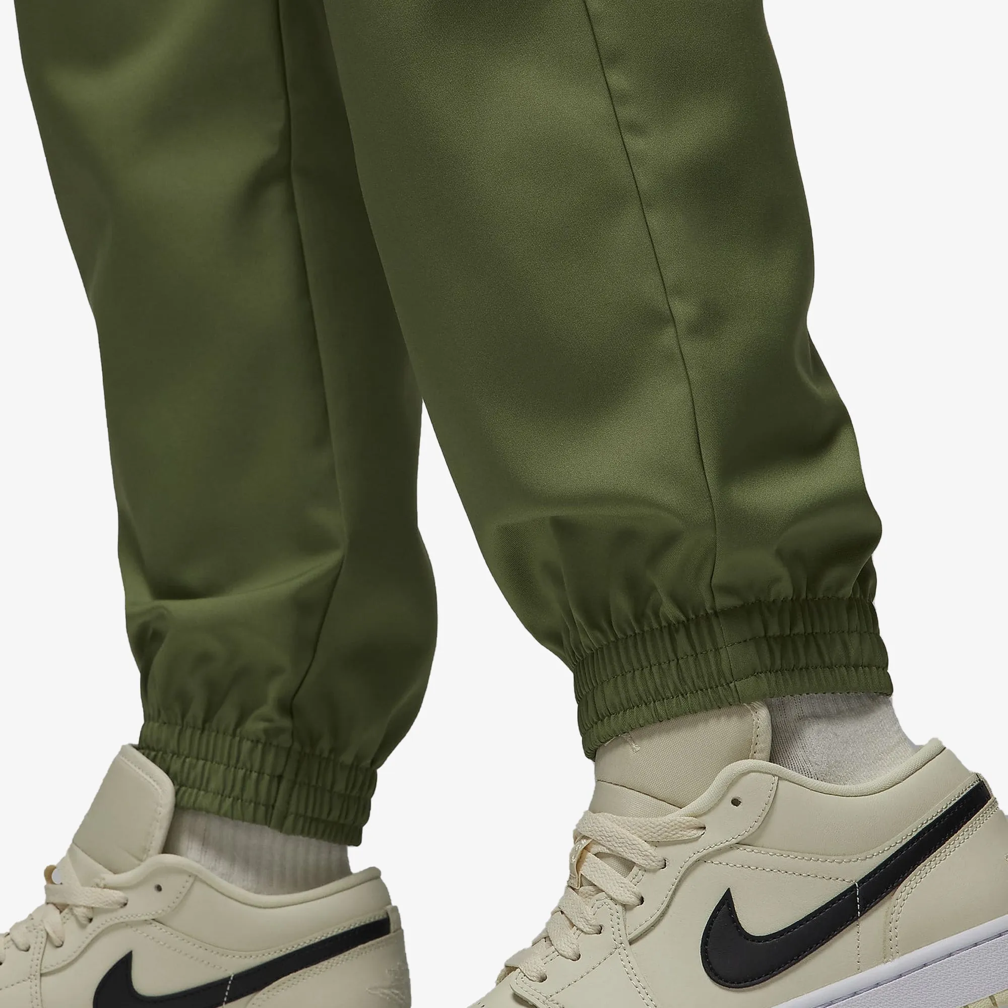 WMN'S WOVEN PANTS 'SKY J LT OLIVE/BLACK'