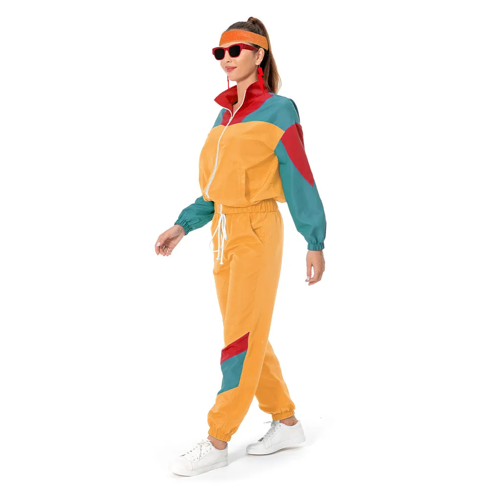 women tracksuit Cosplay Costume Outfits Halloween Carnival Suit 80s