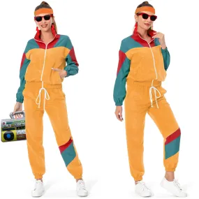 women tracksuit Cosplay Costume Outfits Halloween Carnival Suit 80s