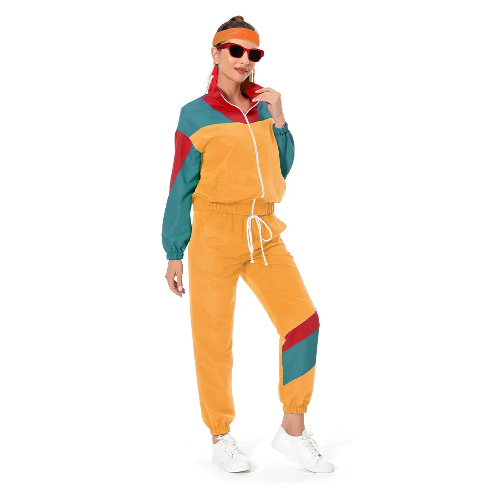 women tracksuit Cosplay Costume Outfits Halloween Carnival Suit 80s