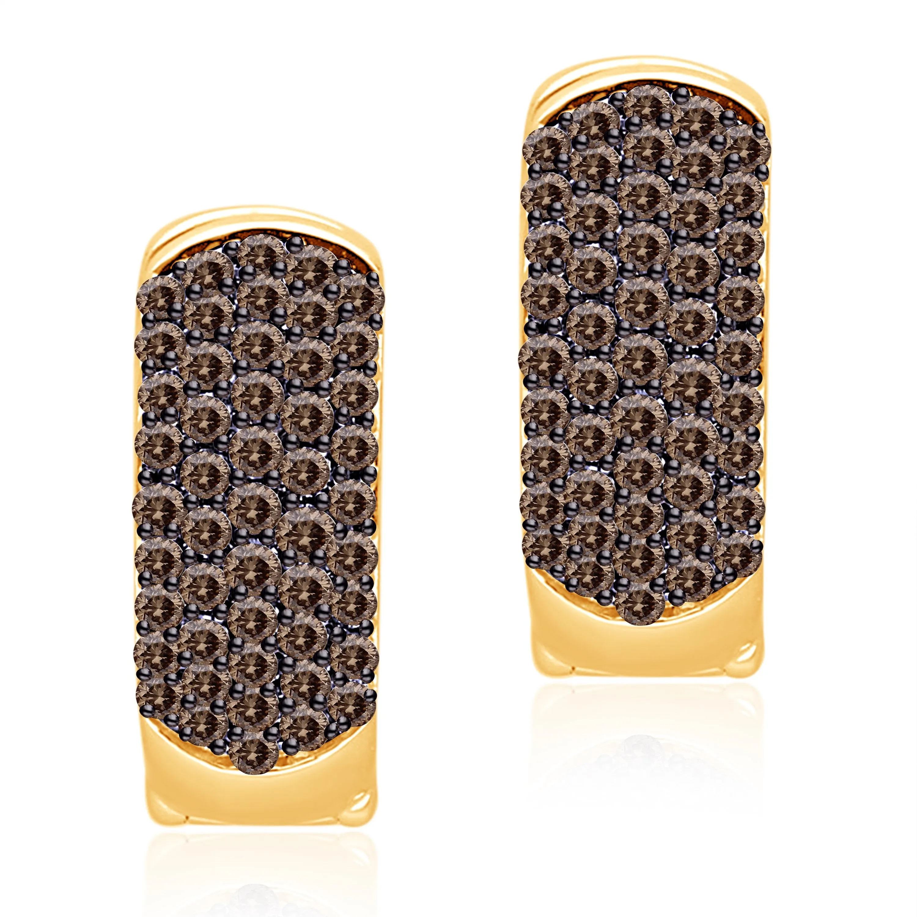 Yellow Gold Coco Diamond Eternal Earrings